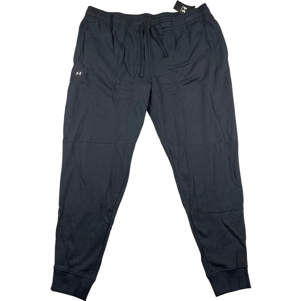 Under Armour Rival Fleece Joggers Mens 3XL Black Loose Fit Athletic Sweatpants‎